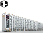 Aluminum collapsible gate barrier gate design for institution and enterprise
