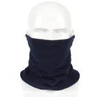 Hot polar fleece neck warmer custom woven plain scarves upf 50 woven baby
