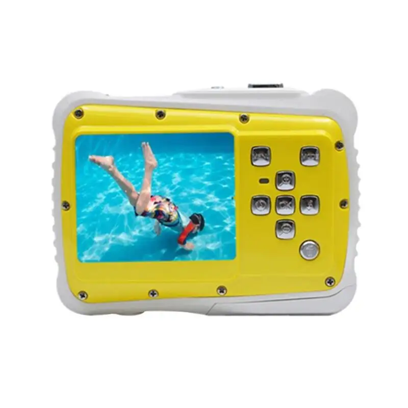 Cartton Mini 2.0inch Kids Digital Camera 12MP HD 720P Waterproof Portable Camcorder Video Recorder Built-in Microphone Gift New