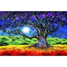 No Frame and Classical Style moon tree english bf picture for wall art