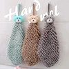Hot sell stock lot cute fluffy bear washcloth hand towel
