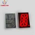 Epistar Chip rohs super bright red 2.3 inch alphanumeric one digit LED 16 segment display common anode