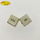2pcs Sexy Love Game Glowing Couple Game Adult Rose Gold Metal Sex Dice Set for sela