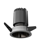 COB Round Ceiling Trimless Wall Lighting Recessed Triac/0-10V/DAI Dimmable LED Down Light Housing Fixtures Fitting