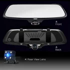 Universal design 5 inch IPS touch screen night vision dual dash cams 360 degree view security panorama camera inside car