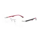 rimless eyeglasses optical frames metal eyewear frames ready stock rimless optical frame with TR90 temple