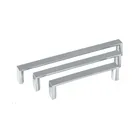 Hot design square handles furniture zinc alloy metal cabinet pull handles for steel doors
