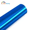 Stretchable Chrome Mirror Glossy Blue Car Wrapping Vinyl Film For Car