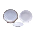 Coastal Shell Shape Plastic Melamine Plate Collect