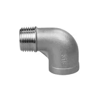 Reducer 2"*1" F/M Threaded Elbow Reducer Stainless Steel Pipe Fitting 90 Degree Angled SS304 NPT