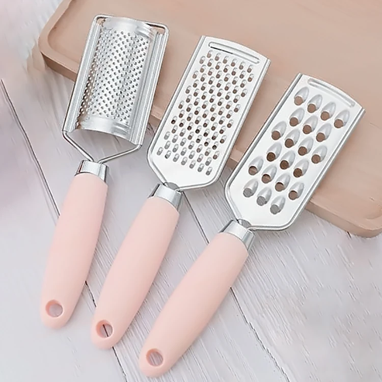 Best Selling Kitchen Accessories Kitchen Gadgets Stainless Steel Grater Multi-function Potato Cutter Ginger Shredder 3pcs Set