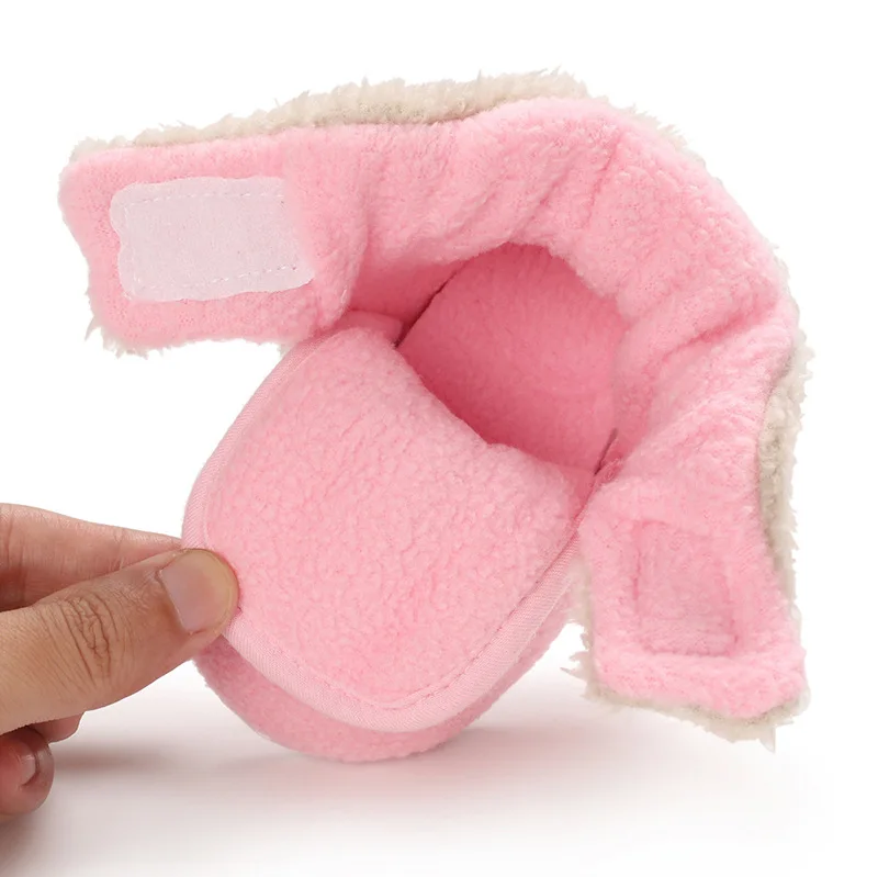 Winter New arrival cute cartoon warm boots baby walking boots for boys and girls factory