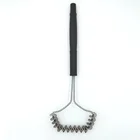 Barbecue bristle free clean cleaner plastic with plastic handle wire brush grill bbq cleaning brush