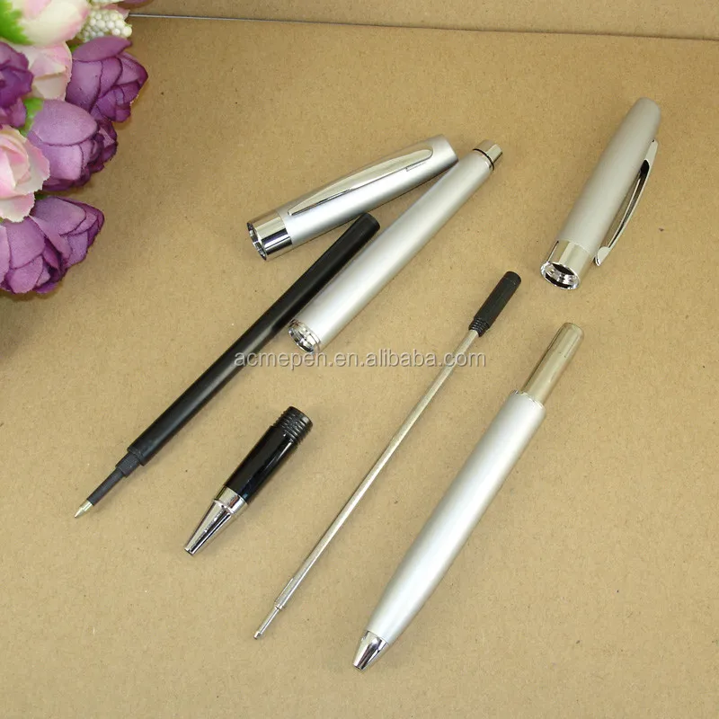 1585b & 1585r set  description  metal slant ball pen