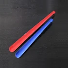 Long handle stainless steel metal color painting decorative shoe horns