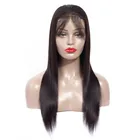 Best Popular Straight Double Weft 4X4 Lace Wig Wholesale Virgin Hair Vendors Straight Hair Extension