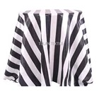 wholesale poly satin stripe print table cloth wedding