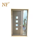 Shopping Mall Stainless Steel tempered Glass Door ,fire rated emergency exit door