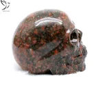 Factory supply awesome life size energy healing skulls shaped natural quartz crystals price