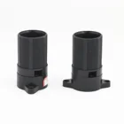 PBT E27 bulb holder,black E27 waterproof lamp holder for string light for Spain Portugal France