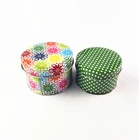 Customize round shape candle tins wholesale colorful say wax tea light candle tins