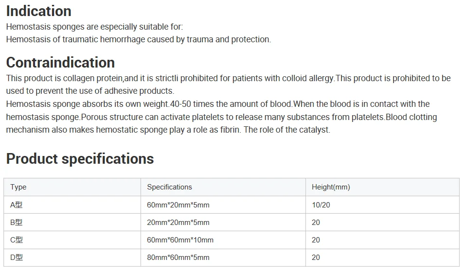 product medical disposable hemostatic sponge surgical and dental use hemostasis gelatin sponge hemostatic sponges-92