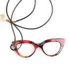 fashion reading glasses necklace acetate eyeglasses frame elderly care products