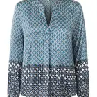 Print Blouse Print Silk Print Women Blouse