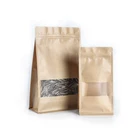 Matte Flat Bottom Stand Up on shelf Snack Paper Bag Almond Nuts Plastic Packaging Bag