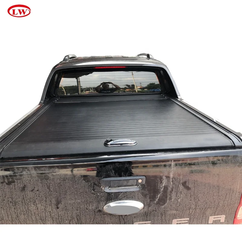 High Quality Custom Retractable Tonneau Cover Roller Lid Automatic Truck Bed Cover For Ford Ranger T6 T7 Buy Retractable Tonneau Cover Tonneau Cover For Ranger Automatic Truck Bed Cover Product On Alibaba Com