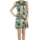Latest Fashion Floral Design Woman Nightdress Girl Pajama Dress Clothes