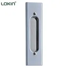 Italian standard solid zinc alloy die-casting trim sliding door lock