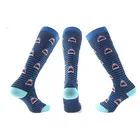 High quality knee high running sport athletic mens graduated compression socks