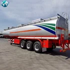 3 Axle 4 Axle 25000 40000 45000 50000 Liters Carbon Steel Aluminium Oil Tanker Fuel Tank Semi Trailer