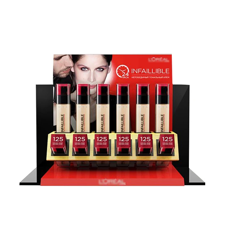 Custom lipstick private label uv gel nail polish racks holder for makeup vanity skin care