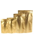 Grade Sugar Food Grade Aluminum Foil Brown Matte 150g 250g 500g Food Snack Sugar Chocolate Laminated Stand Up Doypack