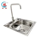 Hot Selling Utility Family Stainless Steel Inset Aluminum Kitchen Single Bowl Sink