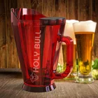 Wholesale 1.5L Clear Plastic PS AS ice chiller beer juice jug Pitcher