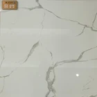 JBN ceramic carrara design white marble look porcelain glazed tile 800x800mm