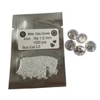 1.0mm 1.1mm 1.2mm 1.25mm Cubic Zirconia Diamond Round Cut Loose Gemstone Synthetic CZ