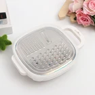 Eco-Friendly Vegetable Kitchen Tool Square Multifunctional Vegetable Processor and Plastic Food Chopper