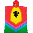 Adults Changing Robe 100%Cotton Hooded Poncho Towel for Beach, Swimming, Surfing