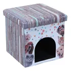 wholesale folding dog pet indoor house ottoman