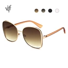 Best Quality Hot Marketing HM19180 Metal Frame China Unique Shades Women Sunglasses