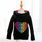 Low moq children boys clothes supplier custom cotton fleece baby hoodies sweatshirt boutique kids clothing