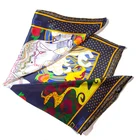 Silk Scarf Printed Silk Digital Print Scarf Silk Head Scarves Pure Silk Scarf Seidenschal Scarf Silk Digital Printed