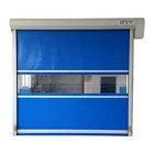 Hot selling roller shutter glazing transparent doors auto fast door with low price