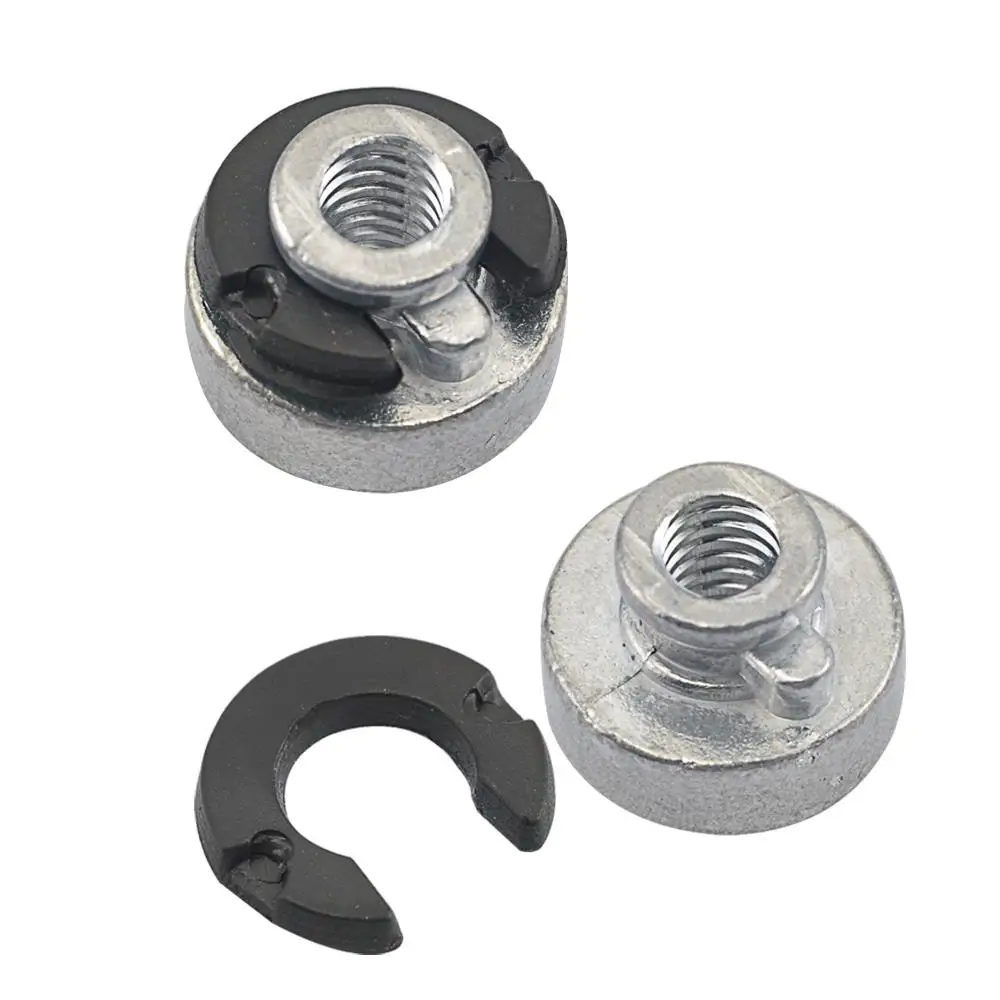 Motorcycle Black Seat Bolt Tab Screw Nut For Harley Dyna Street Glide Road Glide Ultra Glide W/ 1/4-20 Thread Sportster 96-2020