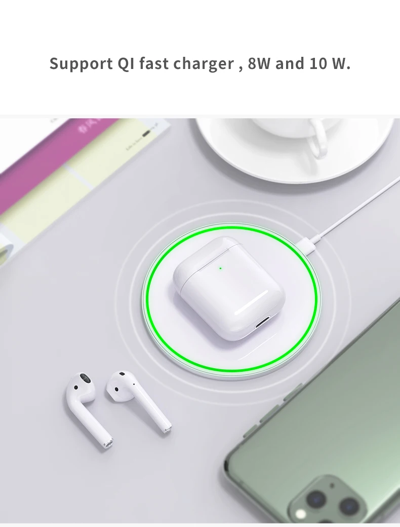 Enle Newest Products i28 TWS wireless charging smart sensor real battery display Earbuds V5.0 Stereo Mini Wireless BT Earphone - ANKUX.COM