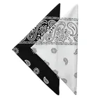 Promotion gift 100% cotton ski head bandana paisley kerchief in stock